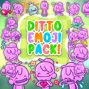 Pokopia Ditto Emoji Pack!